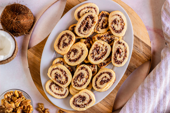 Raspberry Swirl Cookies